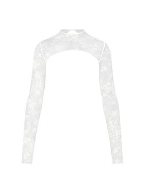 NWT SKIMS Ultra Fine Lace Shrug in Denim